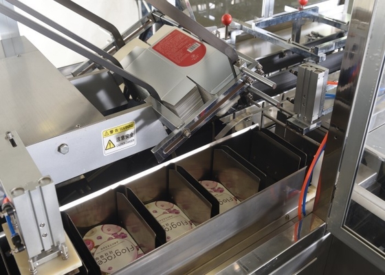 30-100pcs/Min Bottle Cartoning Machine , 1.5kw Pharmaceutical Cartoning Machine