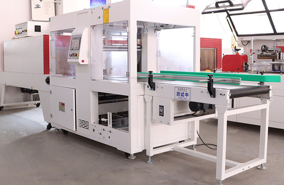 PE Straight Carton Automatic Sleeve Wrapping Machine 20 Pcs/Min Shrink Wrap Tunnel