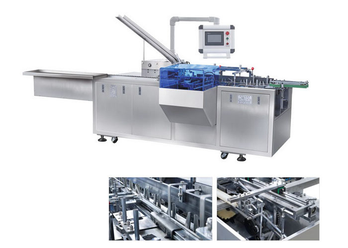 30-100pcs/Min Bottle Cartoning Machine , 1.5kw Pharmaceutical Cartoning Machine