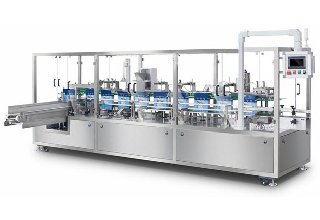 Semi Automatic Liner Cartoner Packaging Machine Eyebrow Pencil Vertical Continuous Motion